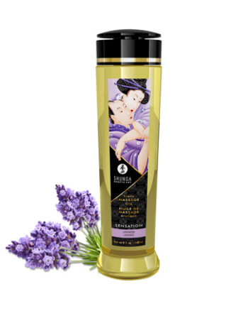 Shunga - Erotic Massage Oils Sensation / Lavender (240ml/8oz)