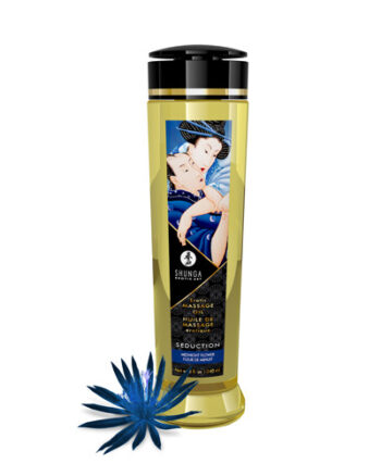 Shunga - Erotic Massage Oils Seduction / Midnight Flower (240ml/8oz)
