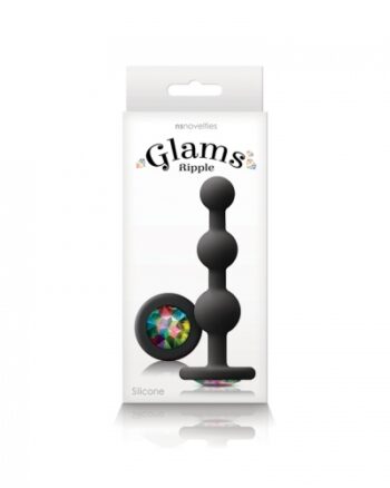 NS - Glams - Ripple Rainbow Gem - Black