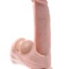 King Cock Plus 8" Triple Density Cock With Swinging Balls
