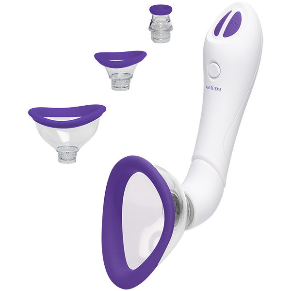 Bloom - Intimate Body Pump - Automatic - Vibrating - Rechargeable - Purple/White