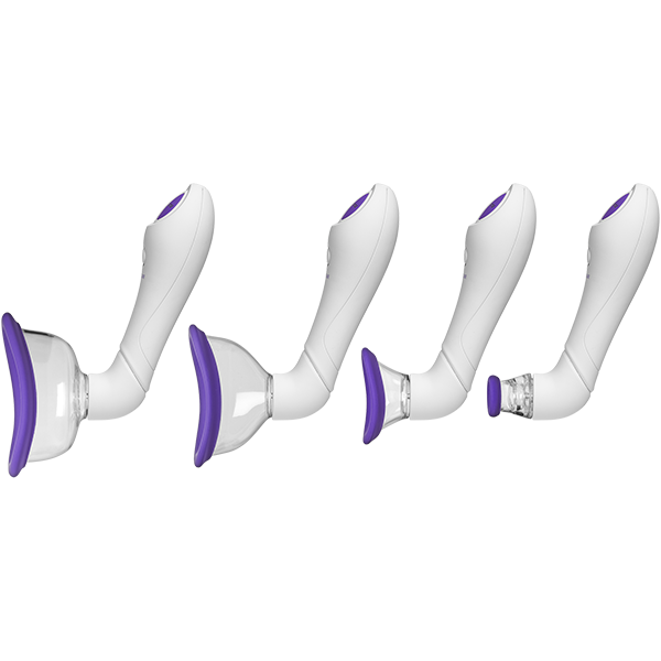 Bloom - Intimate Body Pump - Automatic - Vibrating - Rechargeable - Purple/White
