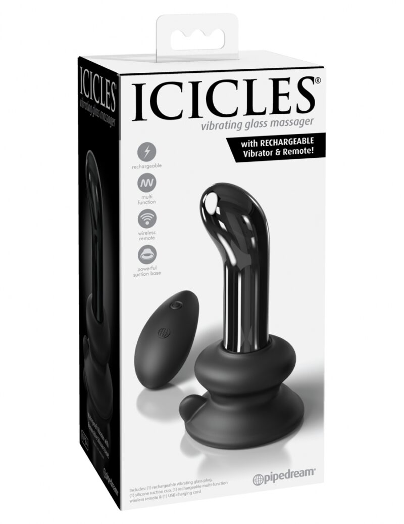 Icicles No.84 Rechargeable Vibrator & Remote