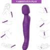 Tracy's Dog - G Spot Clitoral Sucking Dual Vibe - Vibrator Purple