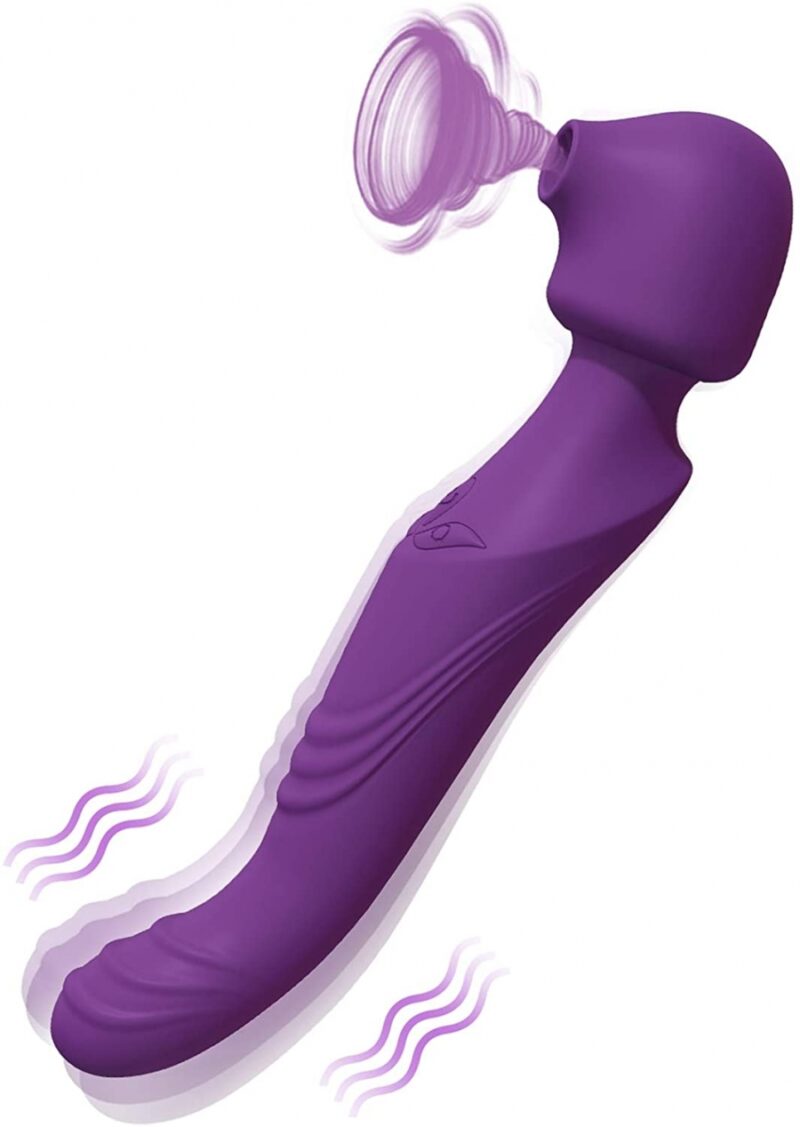 Tracy's Dog - G Spot Clitoral Sucking Dual Vibe - Vibrator Purple