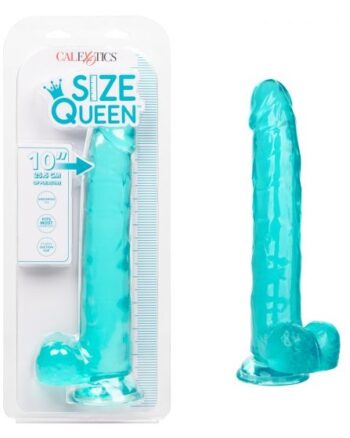 Size Queen 10"/25.5 cm - Blue