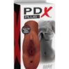 PDX Plus Perfect Pussy Double Stroker - Brown