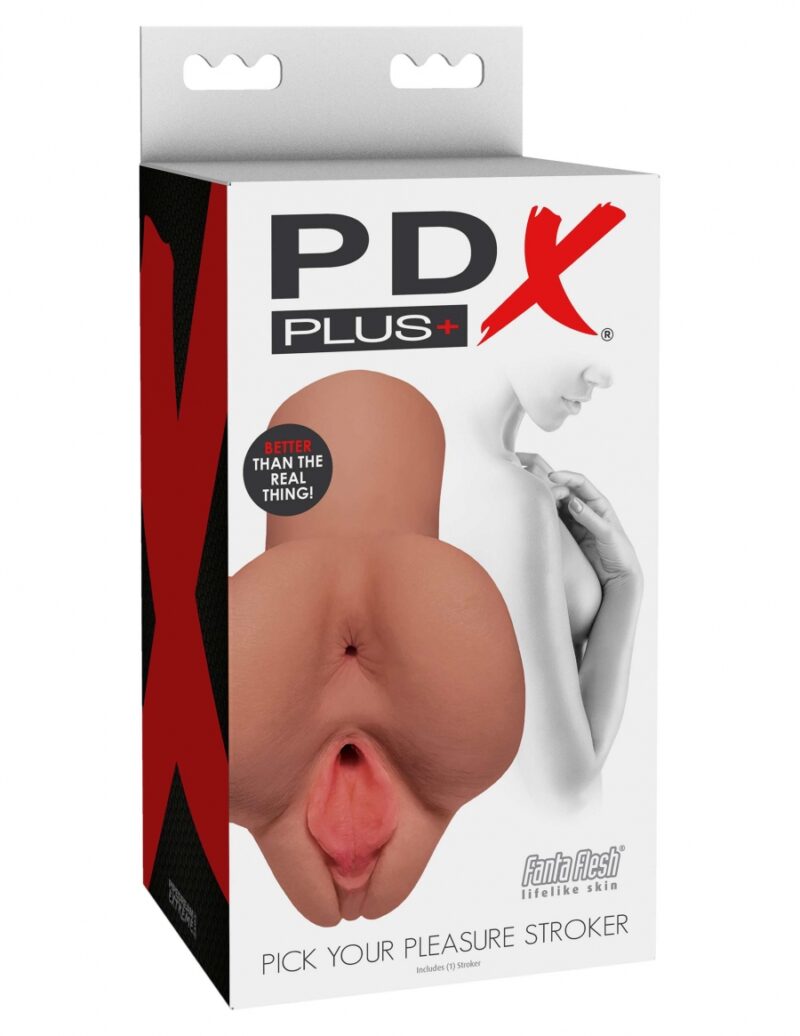 PDX Plus Pick Your Pleasure Stroker - Tan