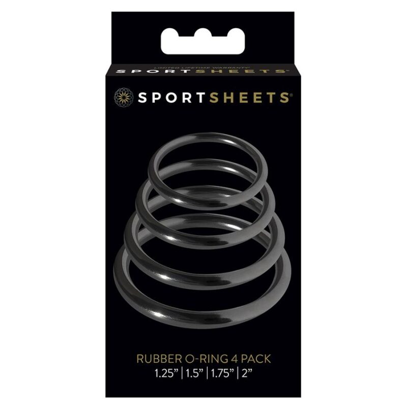 Sportsheets - O-Rings Set - 4 Assorted Sizes