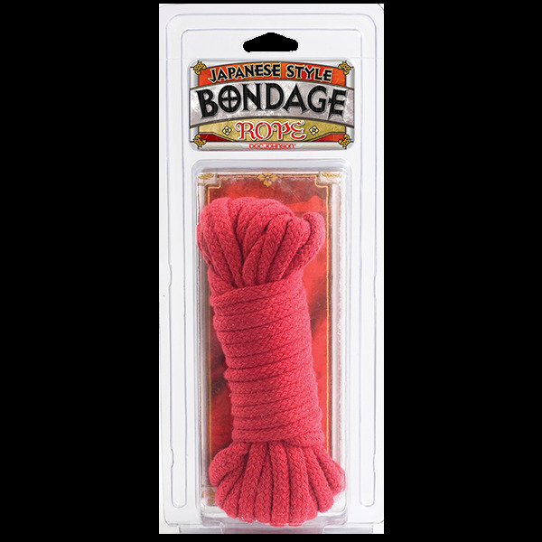 Red Cotton Japanese-Style Bond. Rope