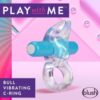 Blush - Play with Me - Bull Vibrating C-Ring - Blue