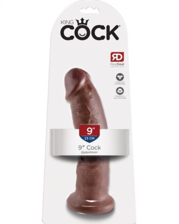 King Cock - 9" Cock Brown