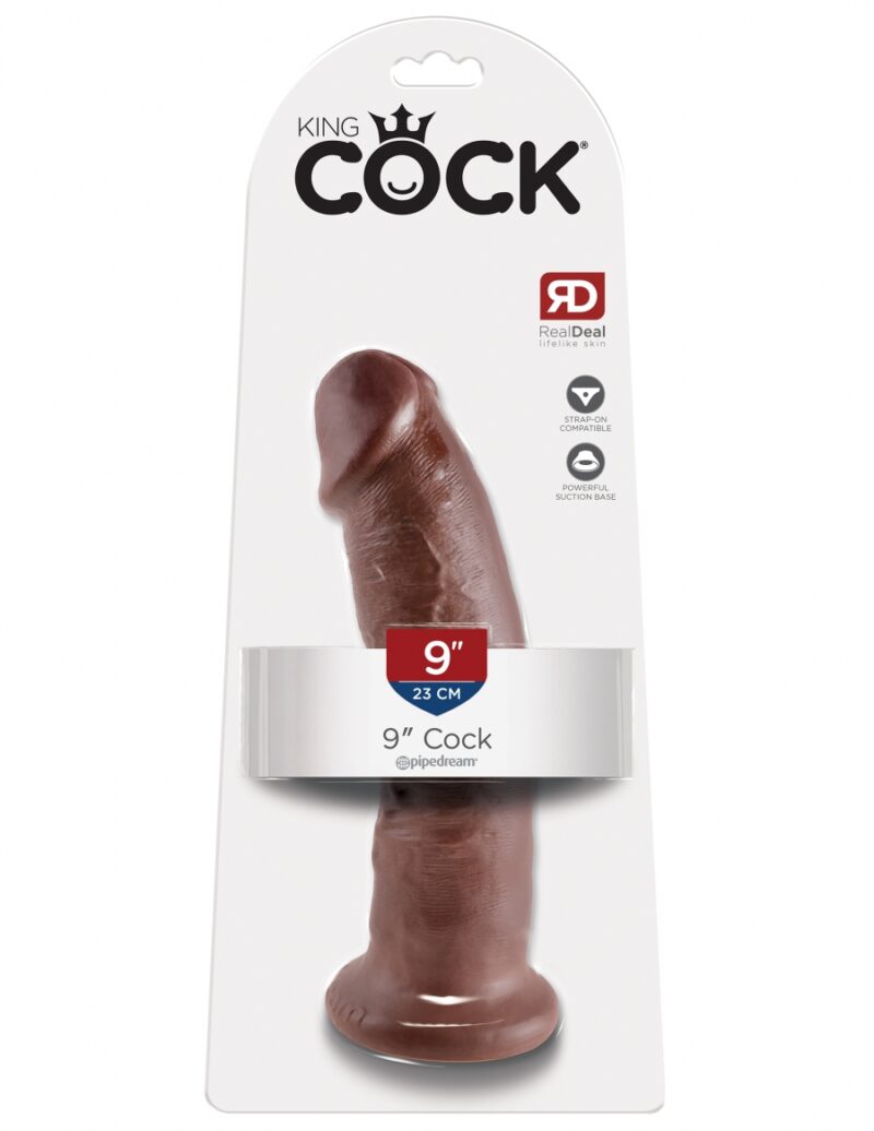 King Cock - 9" Cock Brown