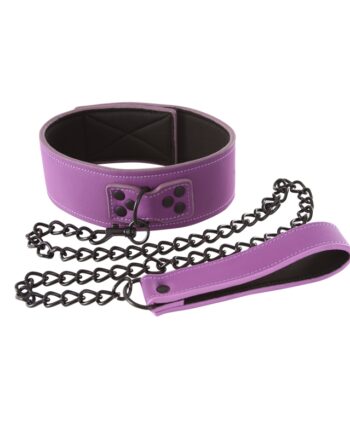 NS - Lust Bondage - Collar - Purple