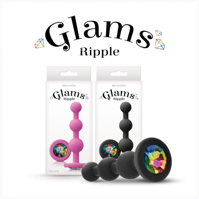 NS - Glams - Ripple Rainbow Gem - Pink