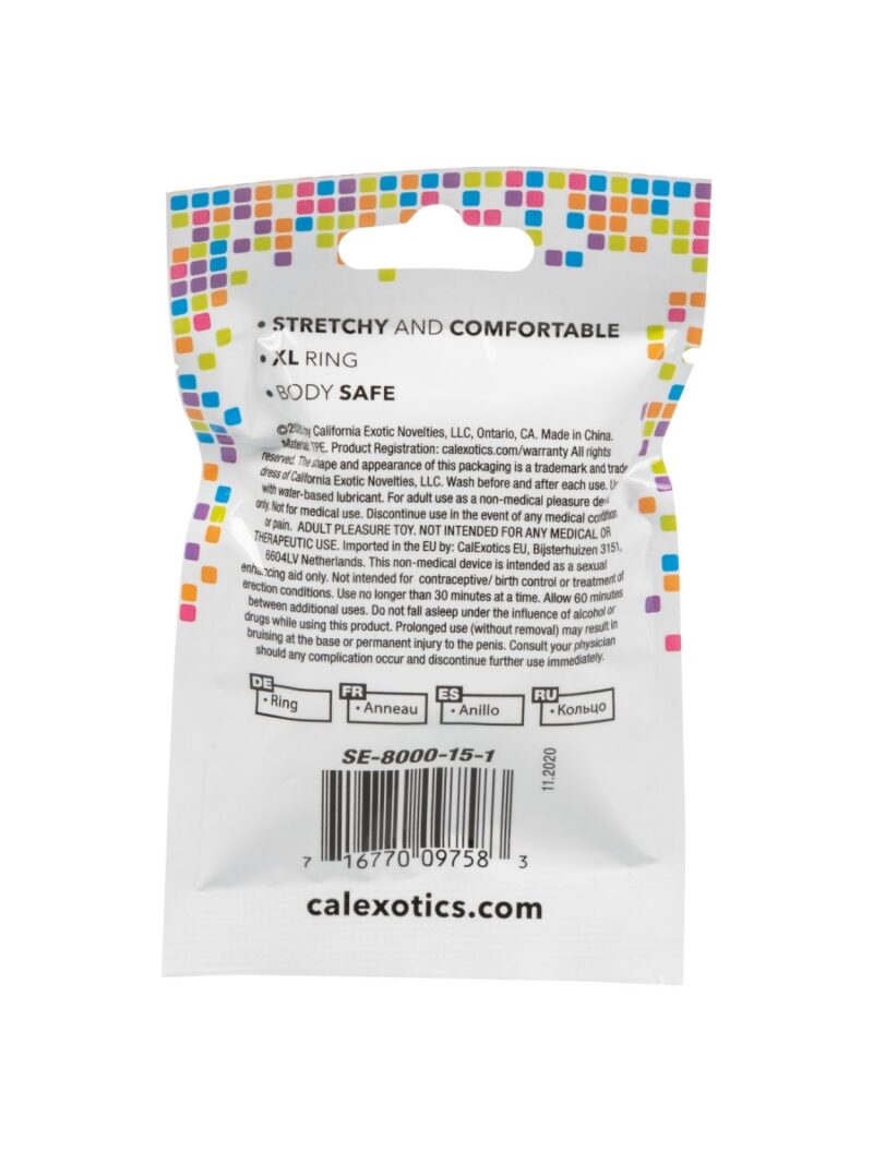 Foil Pack X-Large Ring - Clear