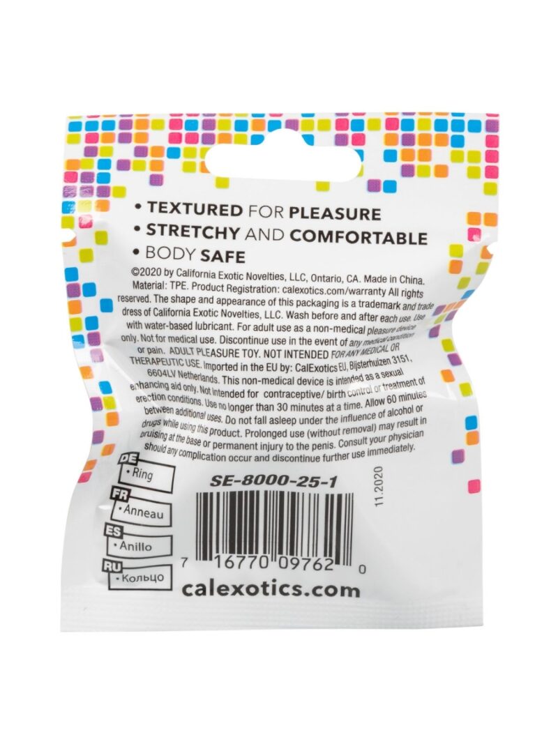 Foil Pack Textured Ring Assorted