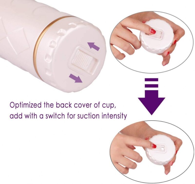 Male Masturbators Cup - Sam Cup White