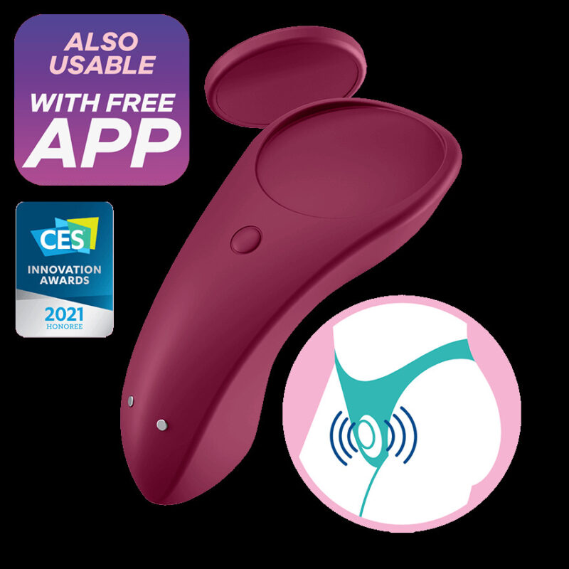 Satisfyer Sexy Secret Wine Red