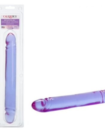 Reflective Gel - 12" Smooth Double Dong