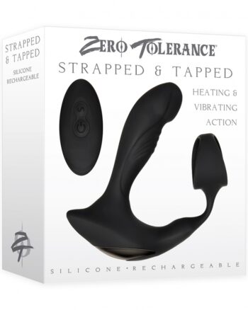 Silicone Rechargeable Strapped & Tapped Black