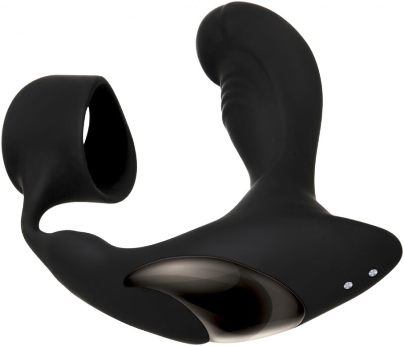 Silicone Rechargeable Strapped & Tapped Black