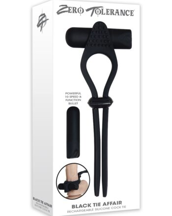 Silicone Rechargeable Black Tie Affair