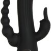 Silicone Rechargeable Trifecta Black