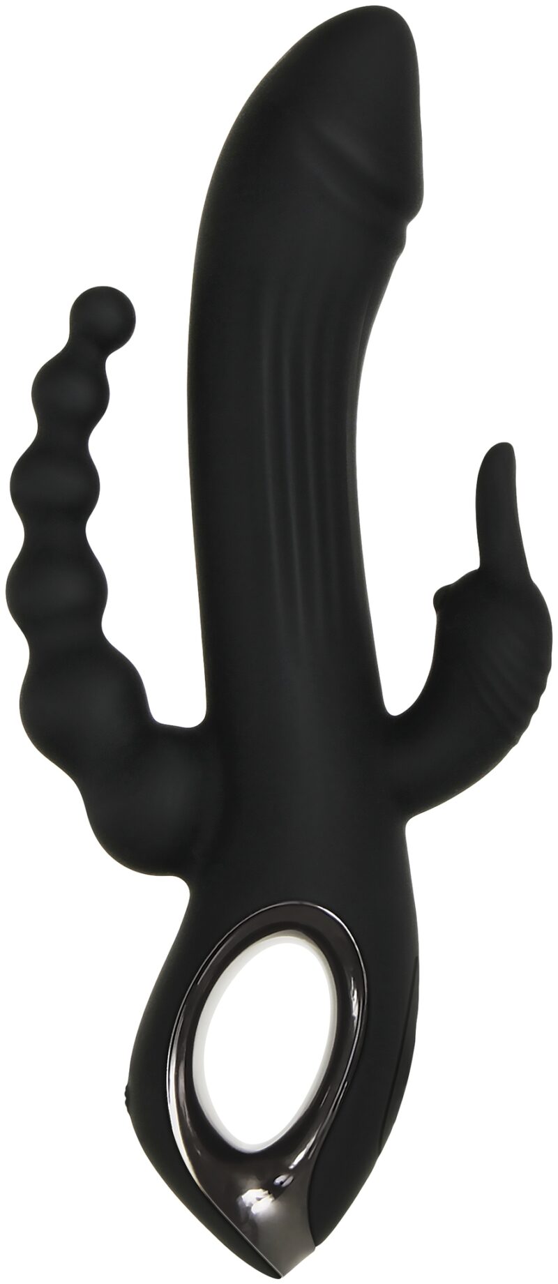 Silicone Rechargeable Trifecta Black