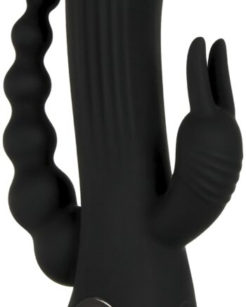 Silicone Rechargeable Trifecta Black