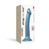 Strap-On-Me - Mono Density Dildo - Metallic Blue