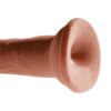 King Cock Plus 8" Triple Density Cock - Brown