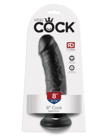 King Cock 8" Cock Black