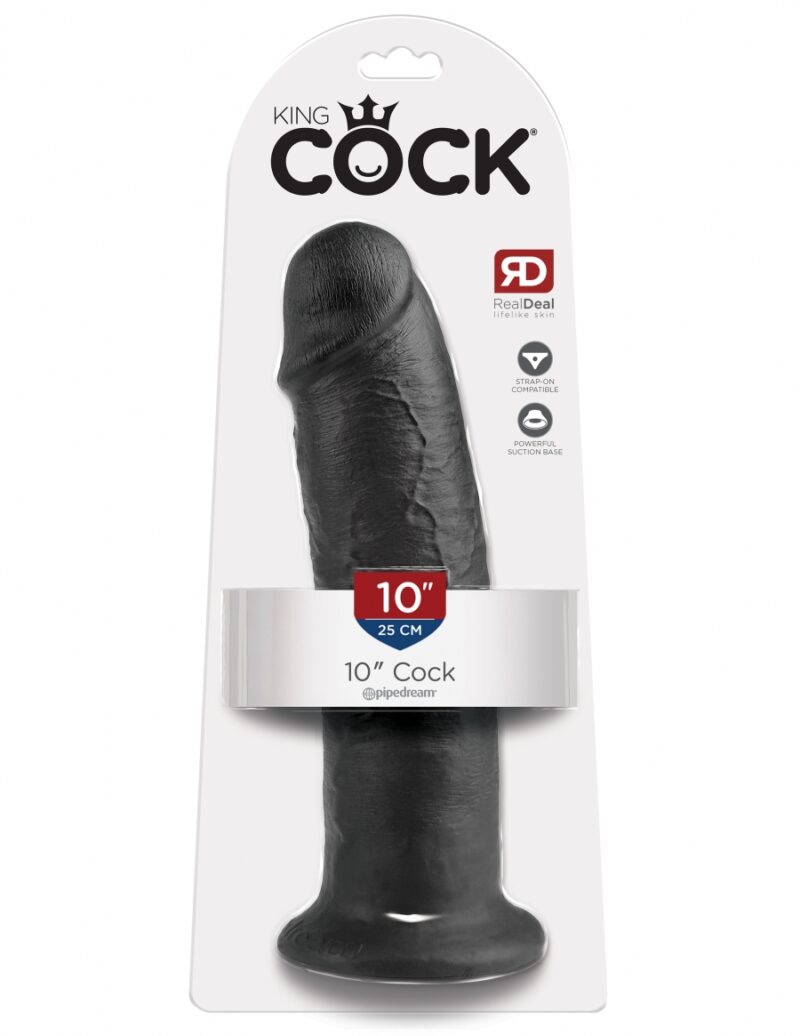 King Cock 10" Cock Black