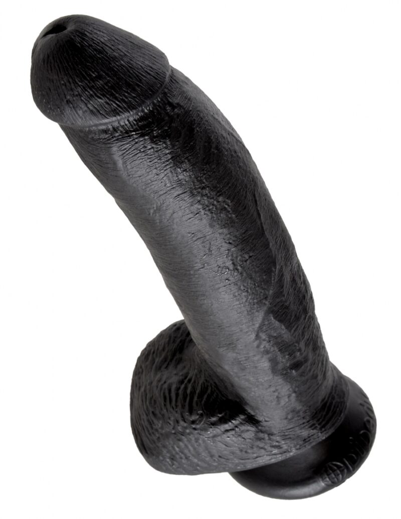 King Cock - 9" Cock w Balls Black