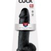 King Cock - 12" Cock w Balls Black