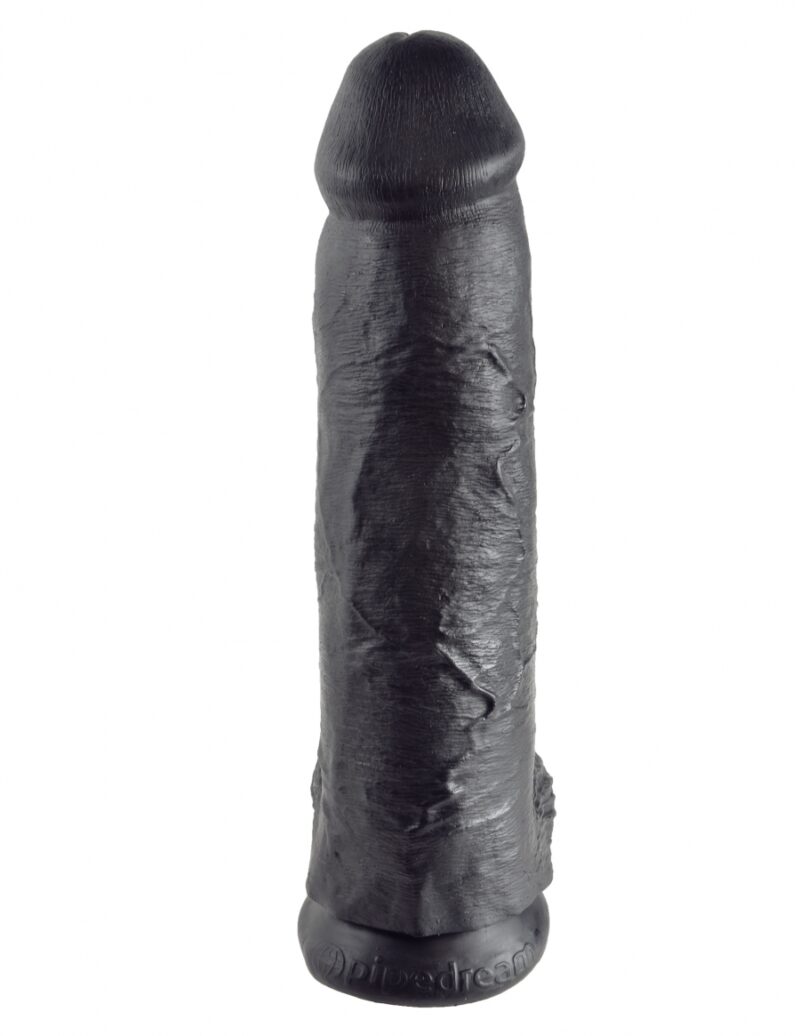 King Cock - 12" Cock w Balls Black