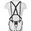 King Cock 10" Hollow Strap On Suspender System - Flesh