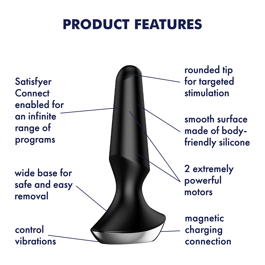 Satisfyer - App Control - Plug-ilicious 2 - Black