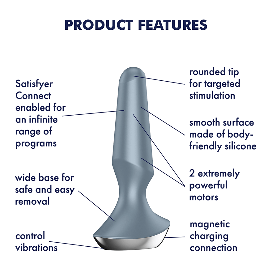 Satisfyer - App-Control - Plug-ilicious 2 - Ice Blue