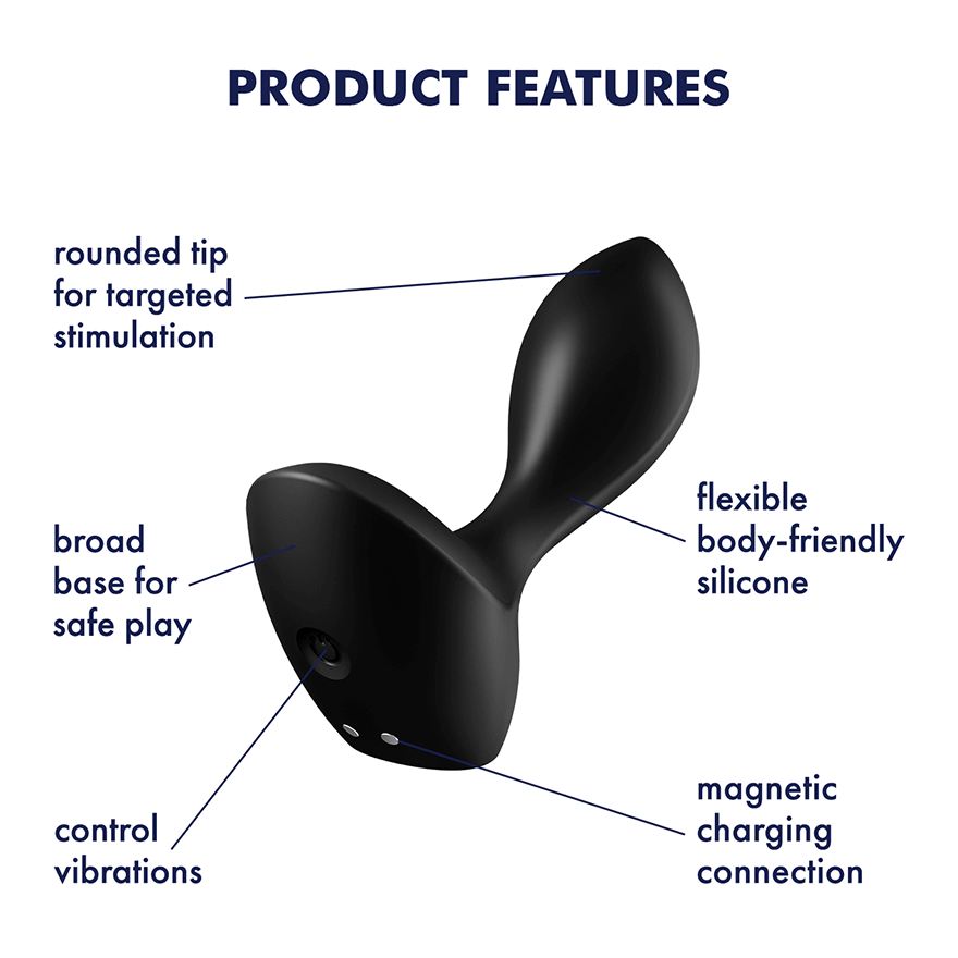 Satisfyer - Plug Vibrator - Backdoor Lover - Black