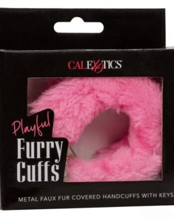 Playful Furry Cuffs - Pink
