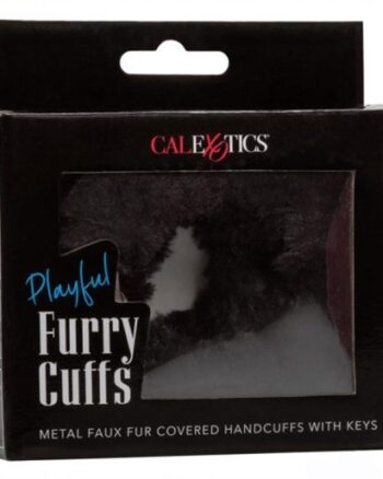 Playful Furry Cuffs - Black