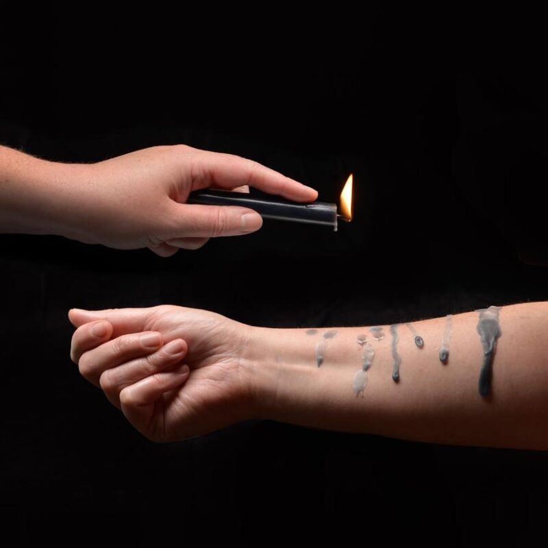 Sportsheets - LaCire Drip Pillar Candles - Black