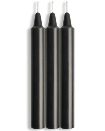 Sportsheets - LaCire Drip Pillar Candles - Black