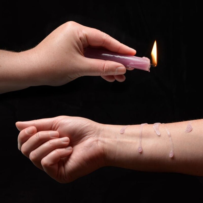 Sportsheets - LaCire Drip Pillar Candles - Violet