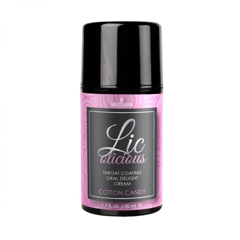 Sensuva - Lic-o-licious Cotton Candy Oral Delight Cream 1.7oz Bottle