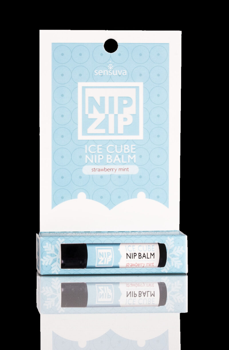 Sensuva - Nip Zip Ice Cub Nipple Balm Strawberry Mint Tube Carded