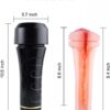 Masturbator Cup Black Buttlerfly DonJon Cup