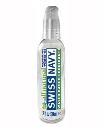Swiss Navy All Natural Water Based Lubricant - 2oz